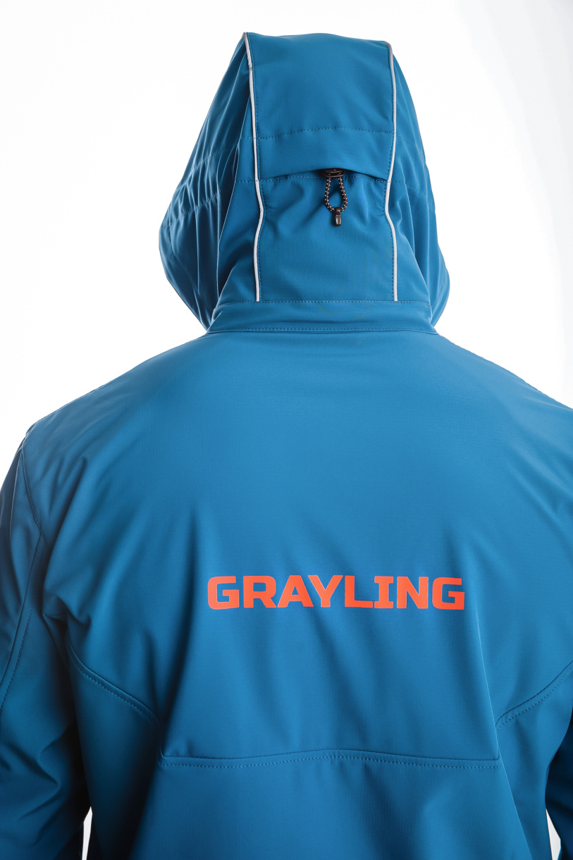 Беринг костюм для рыбалки GRAYLING, софтшелл, т.синий
